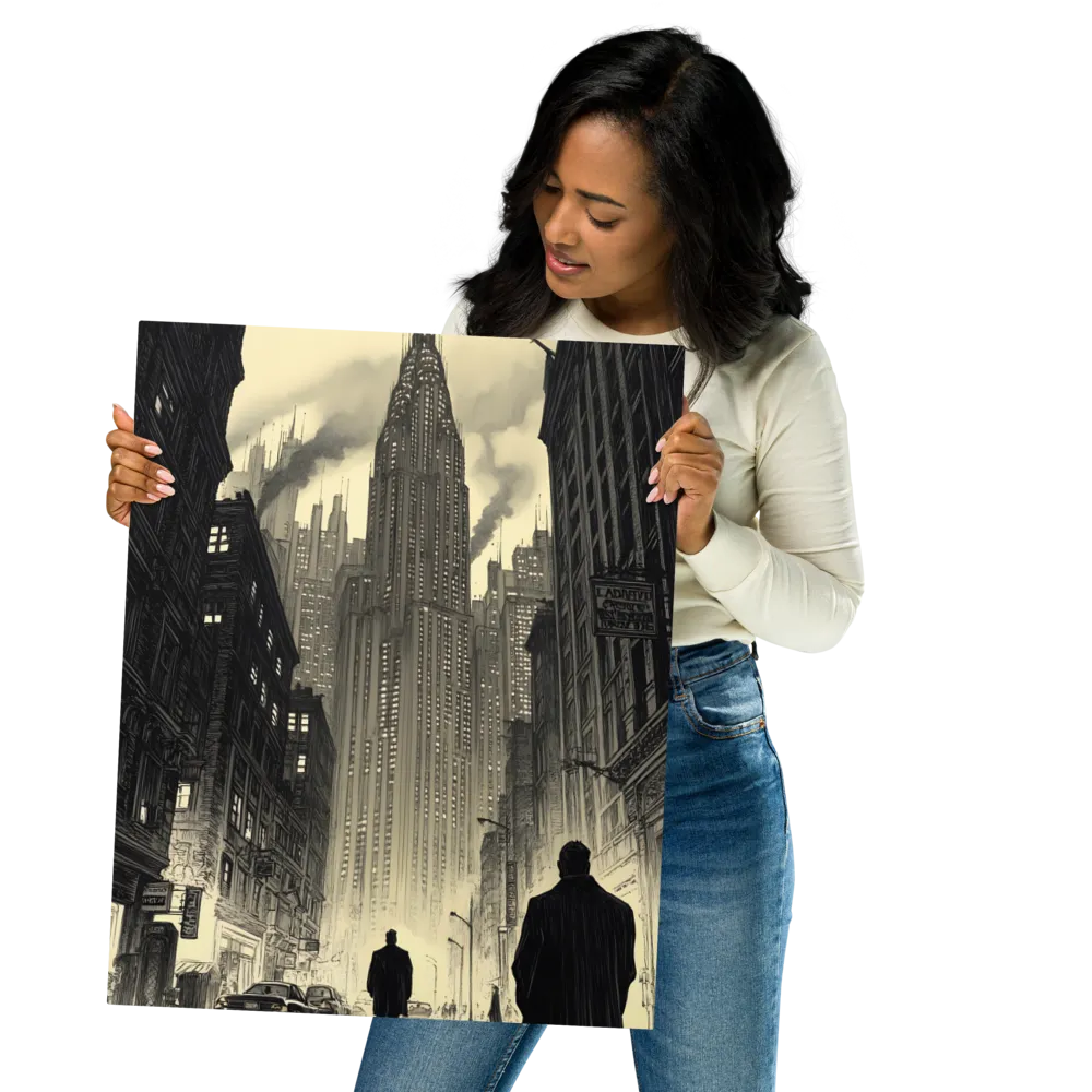Echoes of the City | Metal Print | 16″×20″