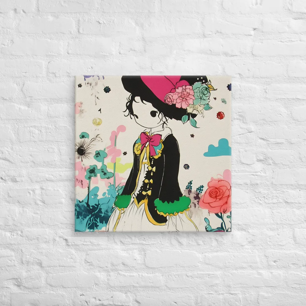 Whimsical Garden Reverie | Canvas | 24″×24″