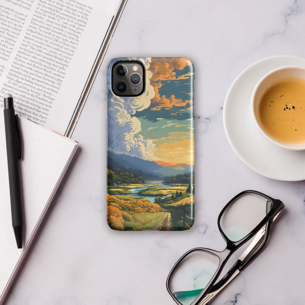 Tranquil Valley at Dusk | Phone Case |  11 Pro Max | Snap Case | Glossy