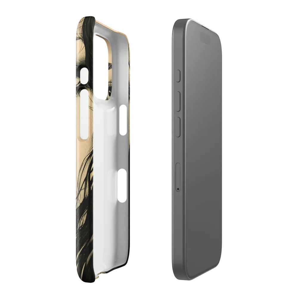 Enigmatic Gaze | Phone Case |  16 Pro | Snap Case | Glossy