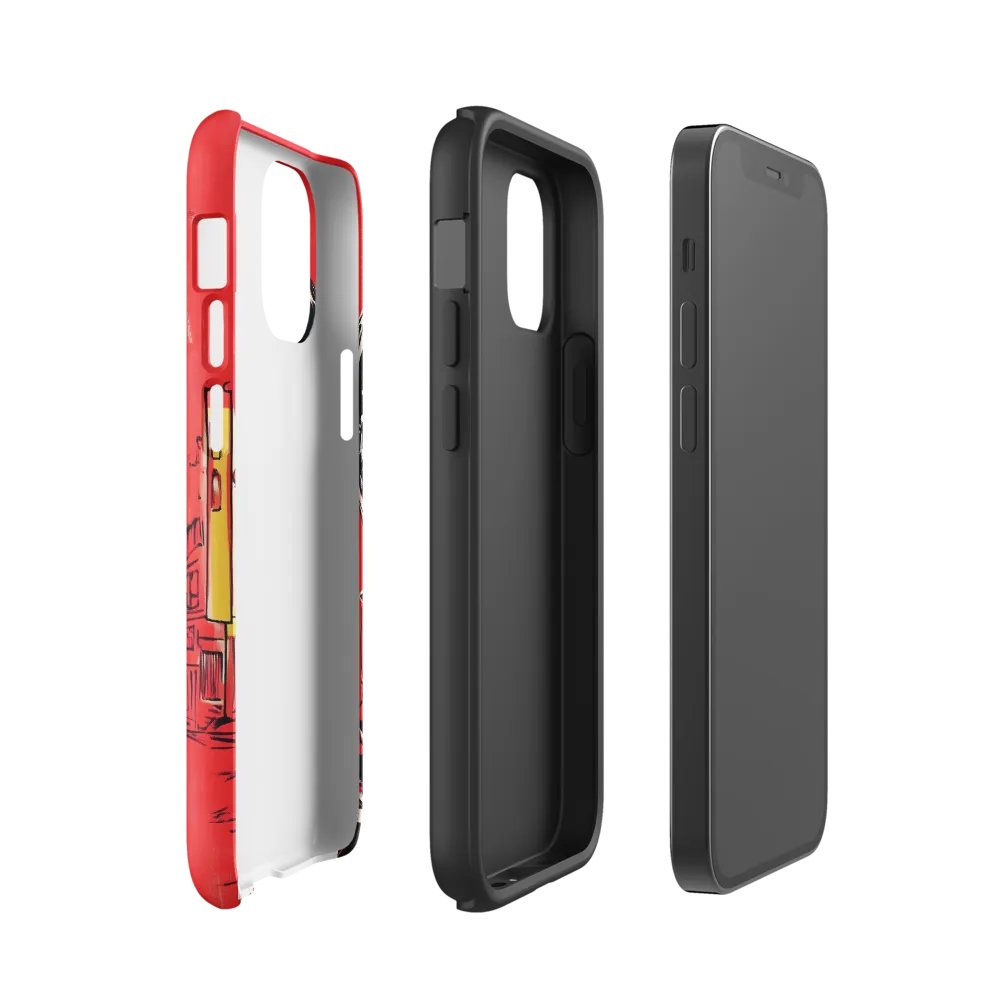 Futuristic Visions | Phone Case |  12 mini | Tough Case | Glossy