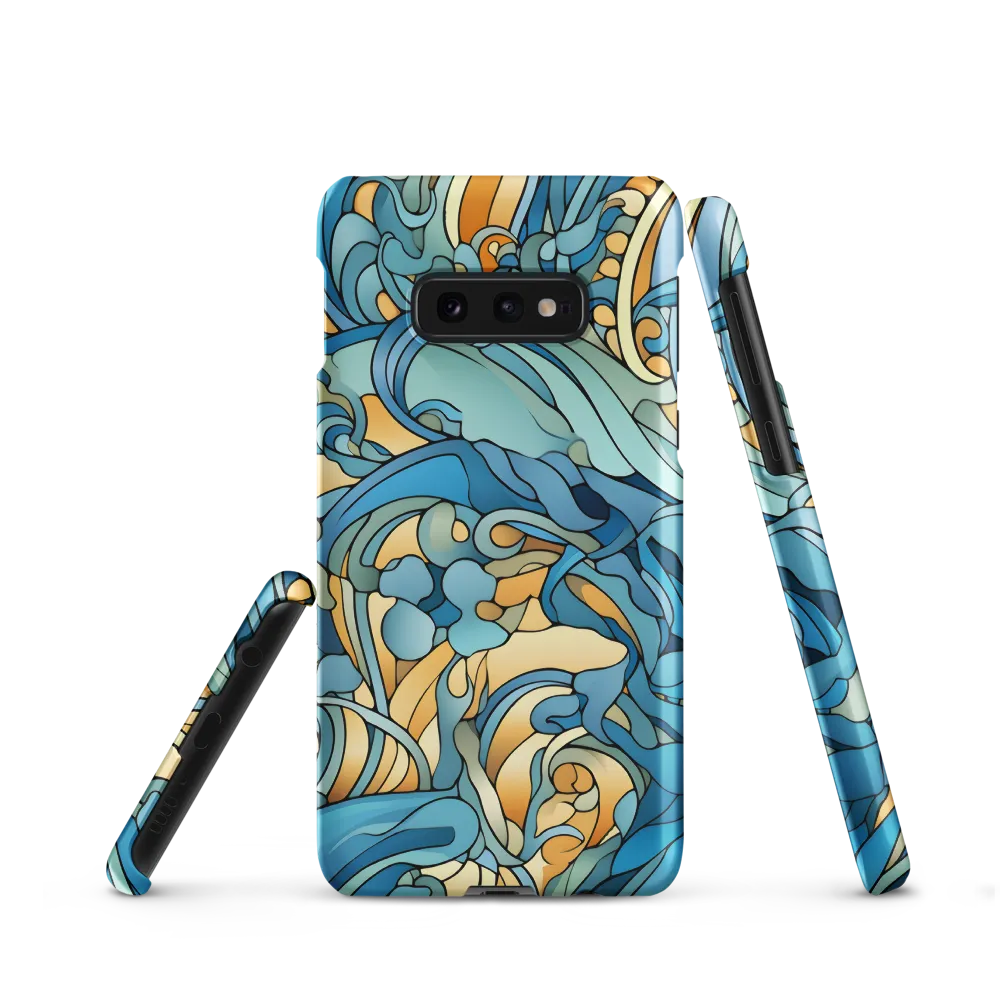 Dancing Waves of the Ocean | Phone Case |  S10e | Snap Case | Matte