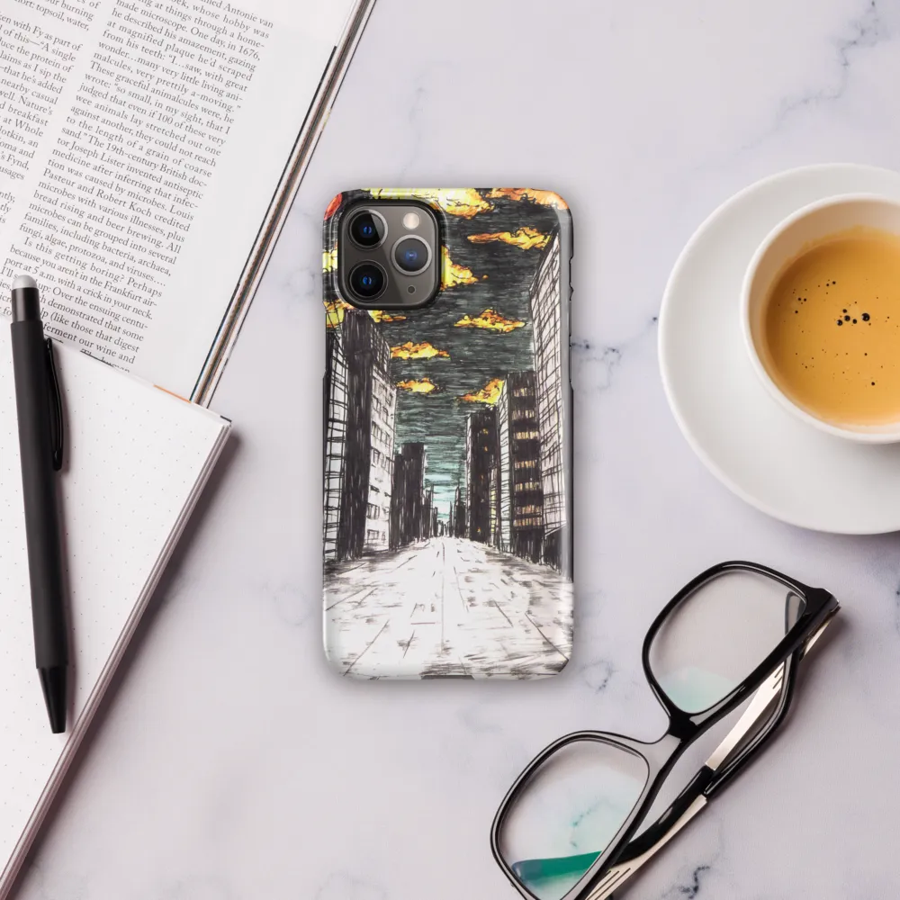 Eclipsed Cityscape | Phone Case |  11 Pro | Snap Case | Glossy