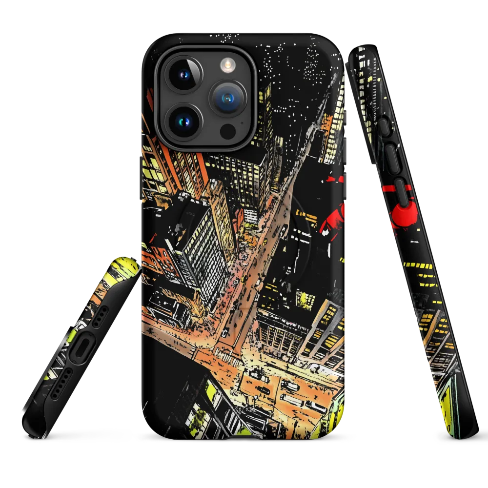 Urban Nightscape: A Bird's-eye View