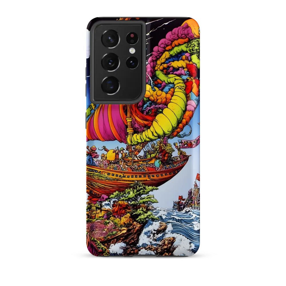 Voyage of Whimsy: A Surreal Sailor's Dream | Phone Case |  S21 Ultra | Tough Case | Matte
