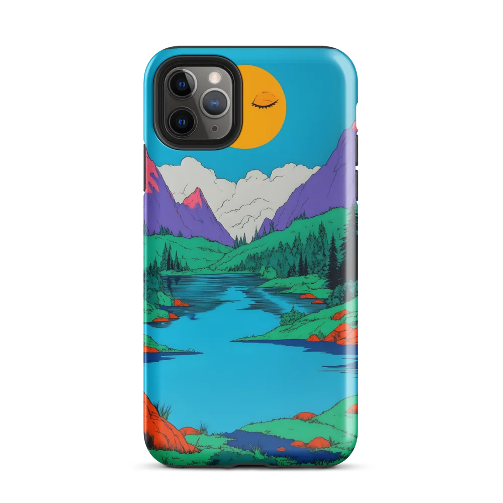 Whimsical Serenity in Vibrant Colors | Phone Case |  11 Pro Max | Tough Case | Glossy