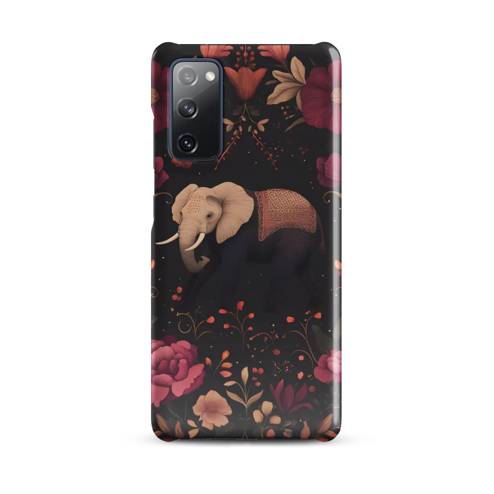 Whispers of the Wild: Elephants and Blooms