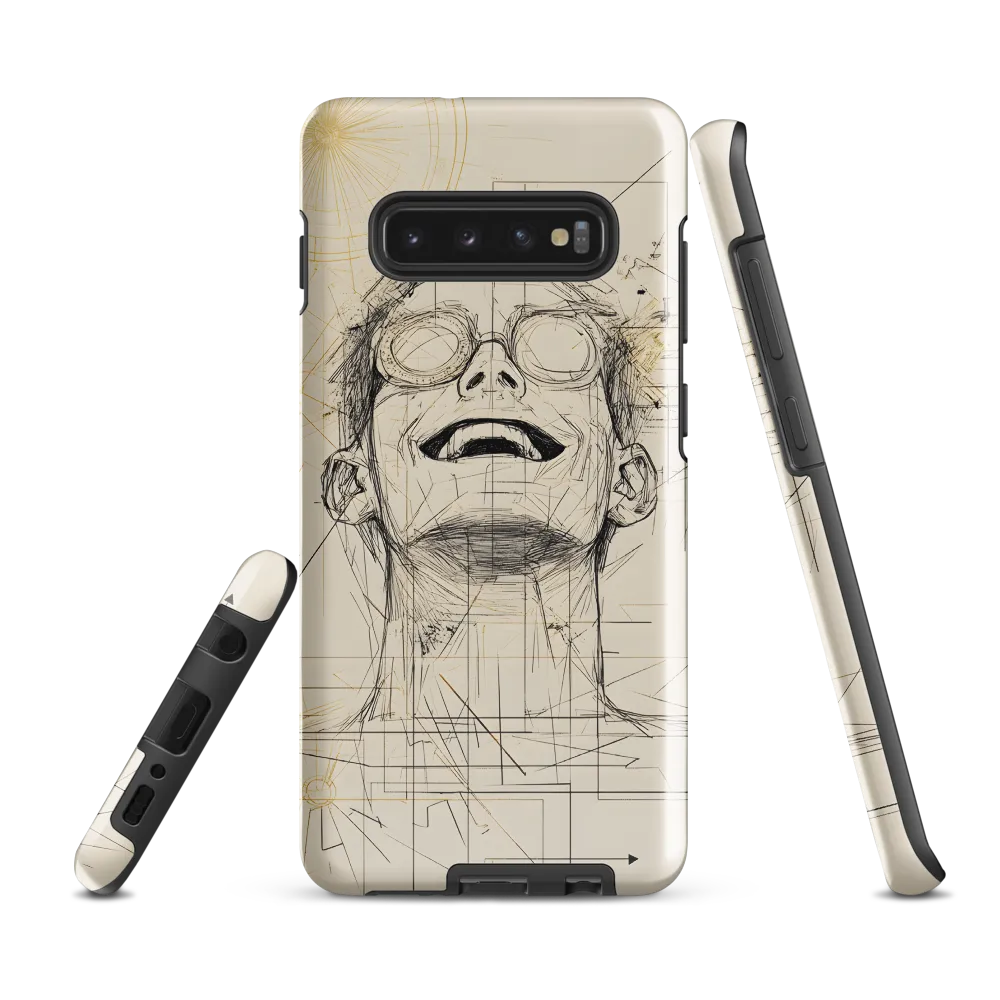 Awakening Through Geometry | Phone Case |  S10 Plus | Tough Case | Glossy