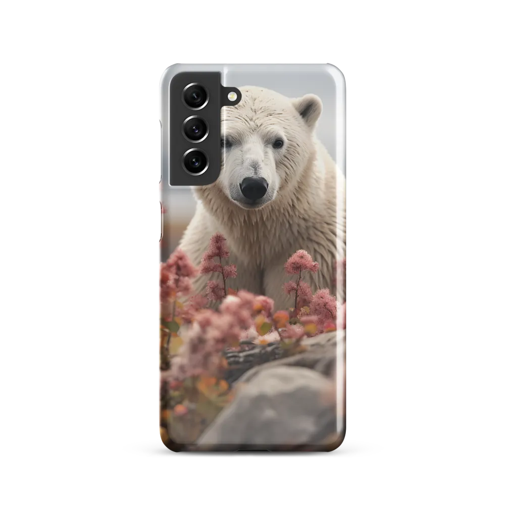 Curiosity Among Blooms: The Polar Bear