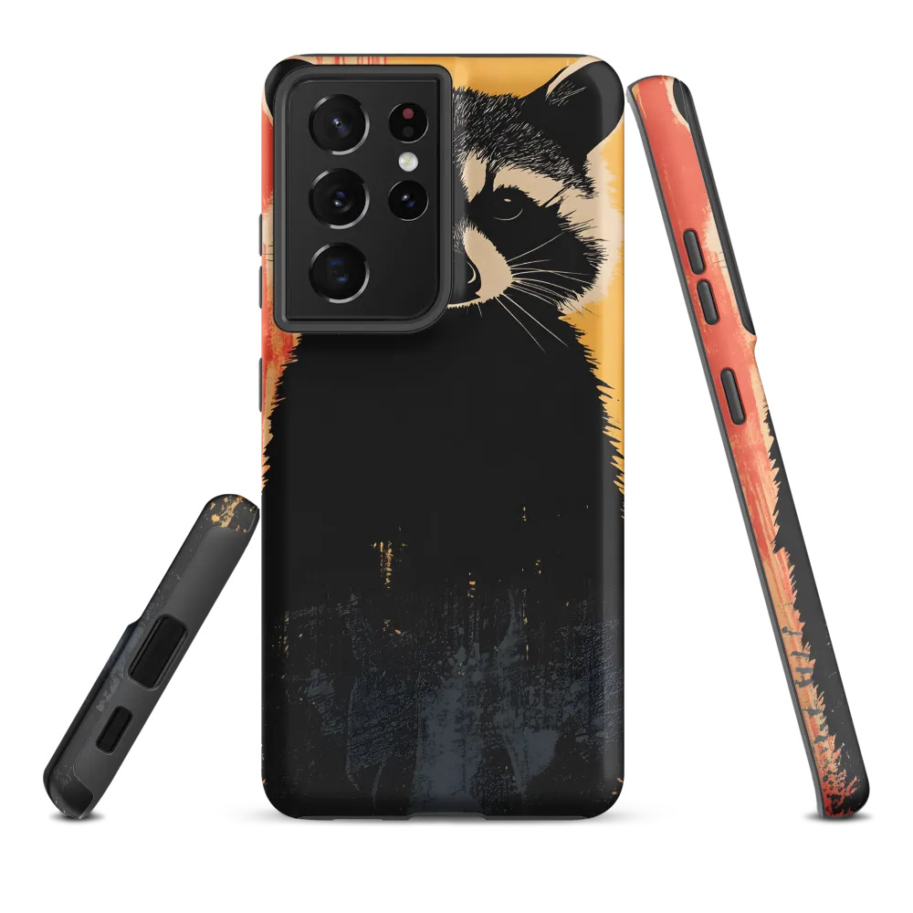 Whimsical Raccoon Portrait