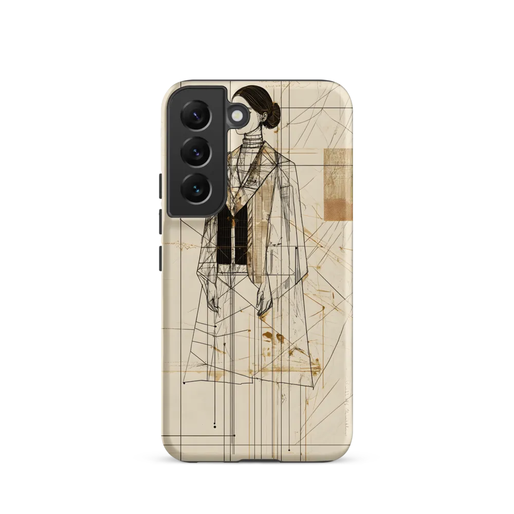 Elegance in Lines | Phone Case |  S22 | Tough Case | Matte