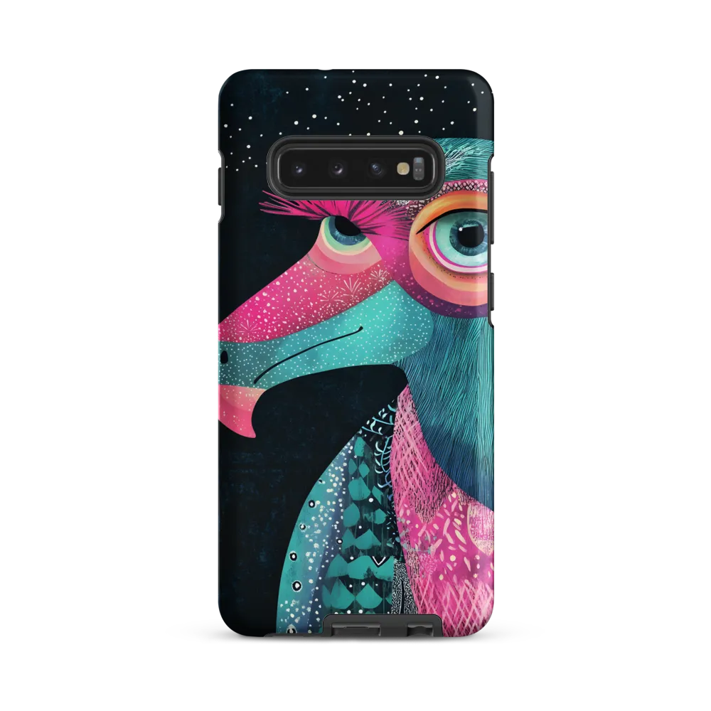 Whimsical Vulture: A Dance of Colors