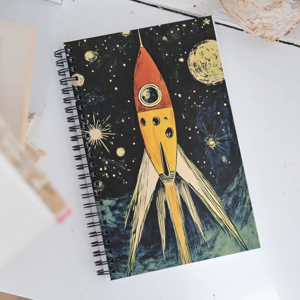 Journey into the Cosmos | Spiral Notebook