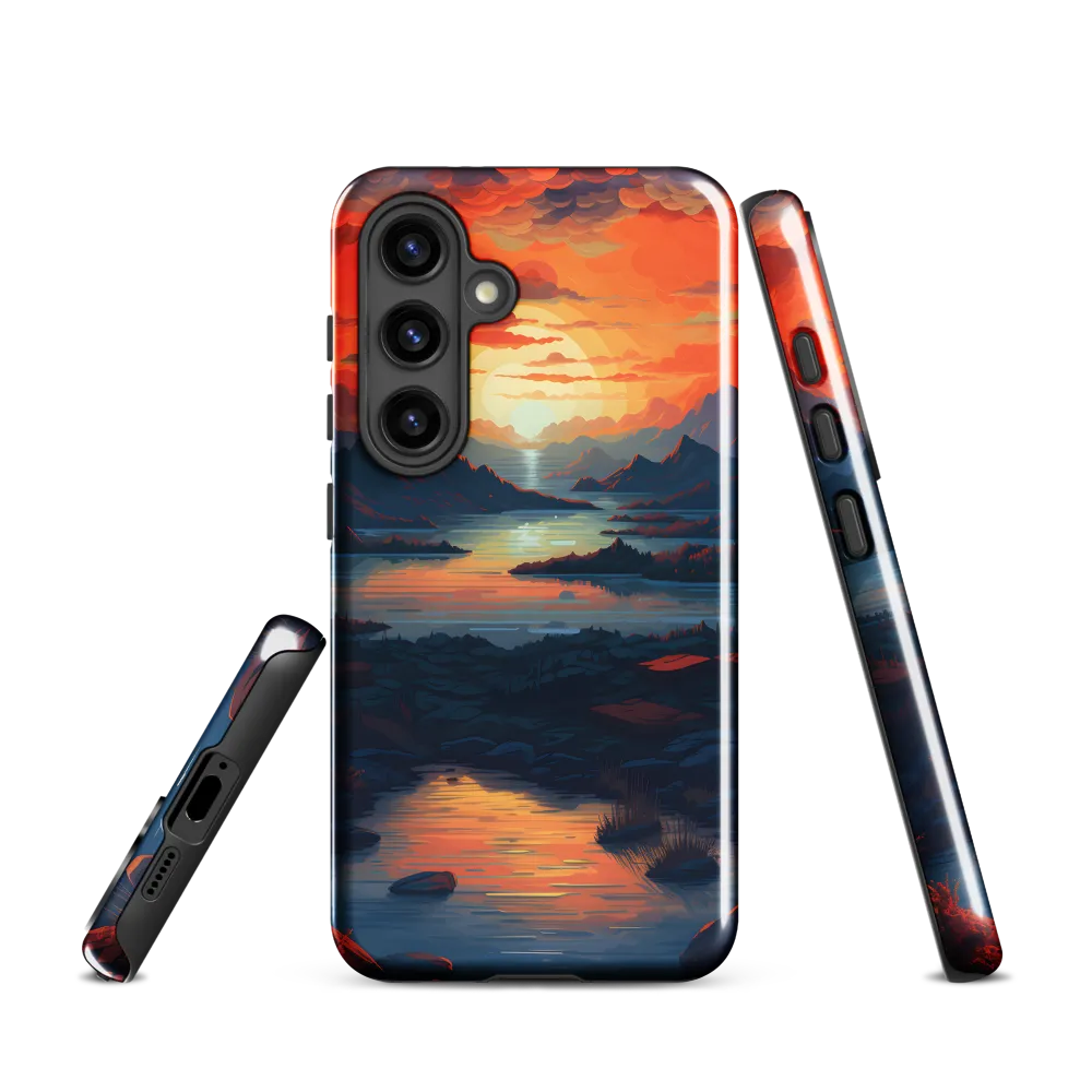 Ethereal Evening: A Digital Dusk