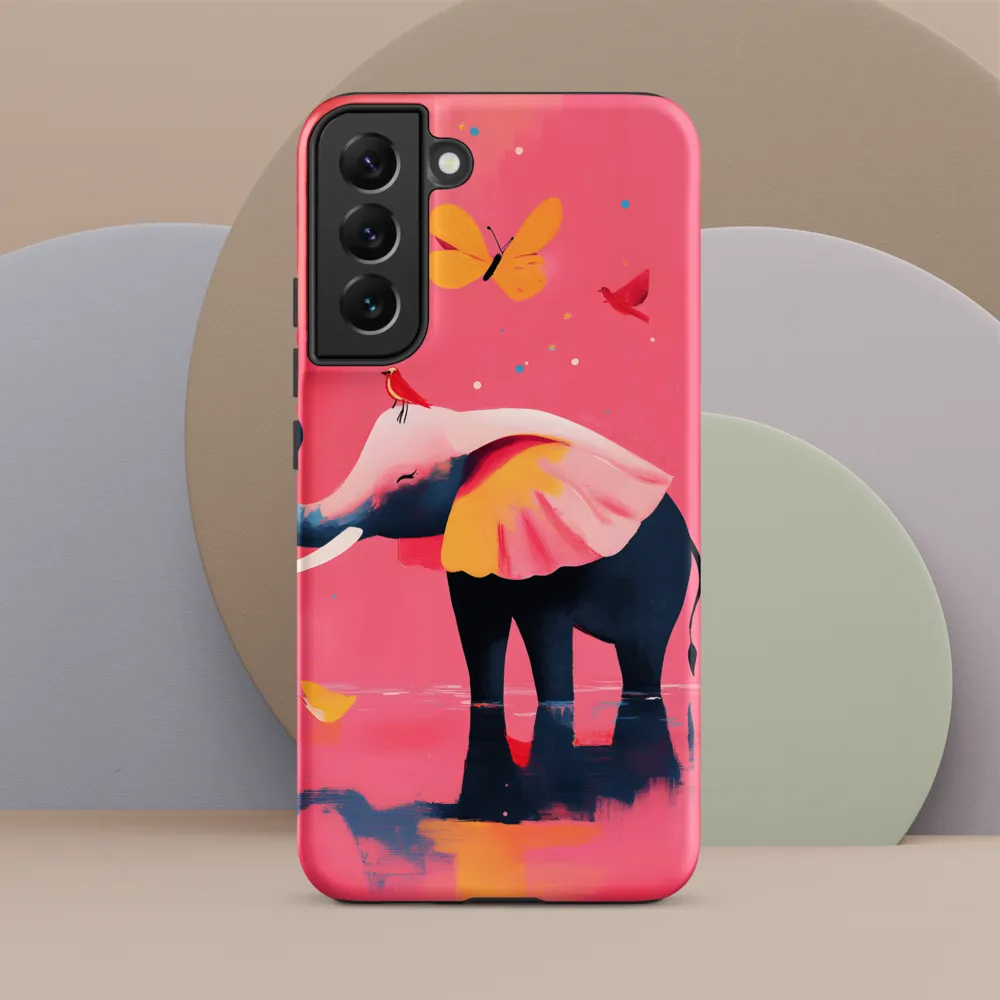 Whimsical Serenity: The Playful Elephant