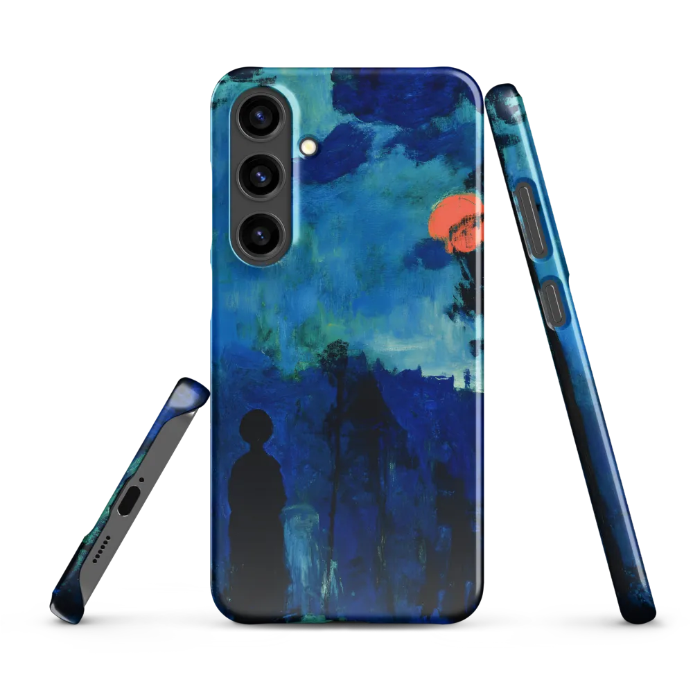 Solitude in Blue | Phone Case |  S24 Plus | Snap Case | Glossy