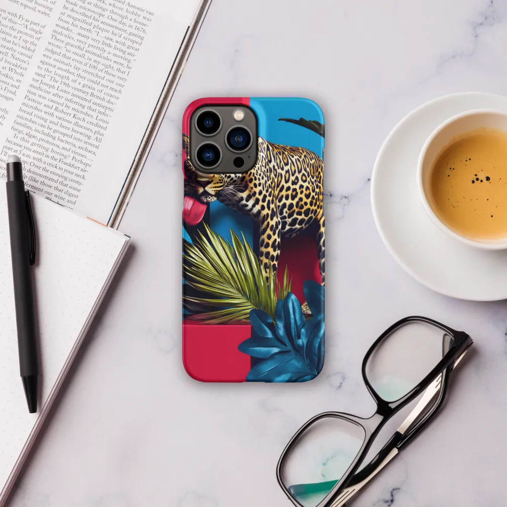 Playful Leopard in Vibrant Paradise