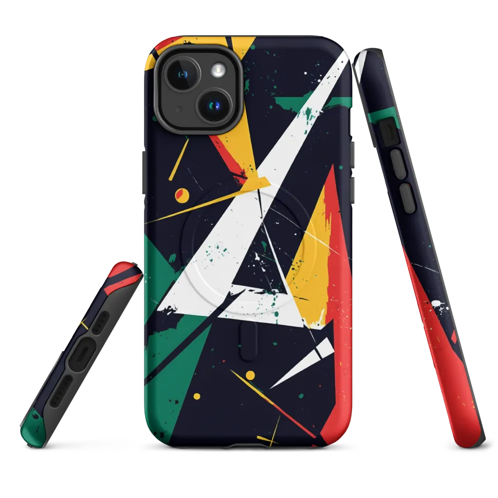 Dynamic Geometries | Phone Case |  14 Plus | MagSafe® Tough Case | Matte