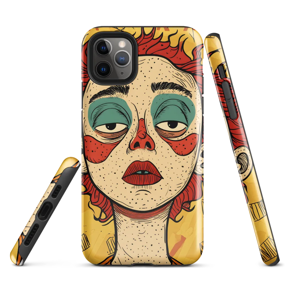 Contemplative Clown | Phone Case |  11 Pro Max | Tough Case | Glossy