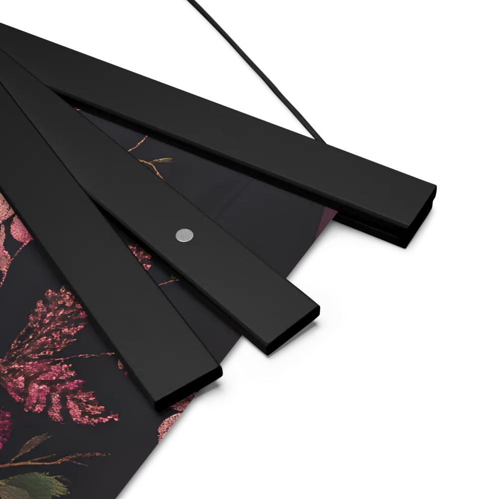 Botanical Elegance | Poster With Black Wood Hanger | 14″×14″