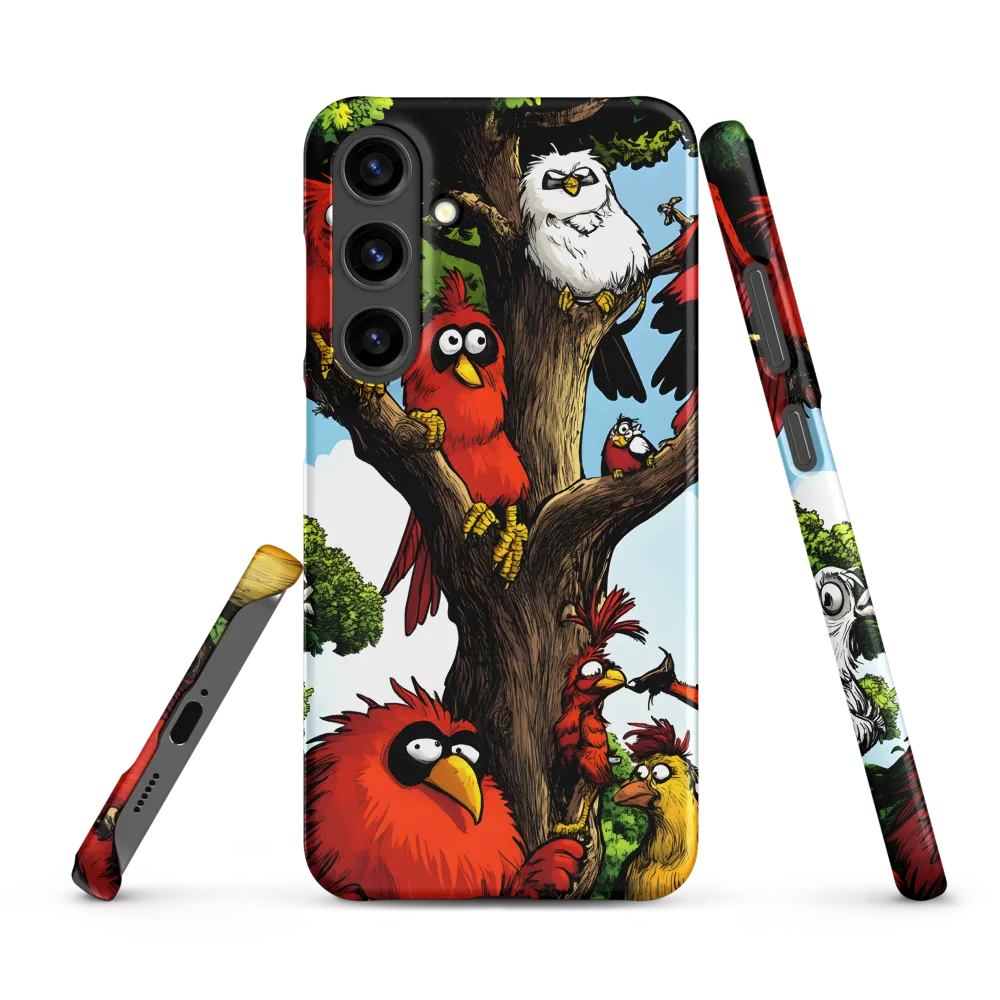 Whimsical Avian Gathering