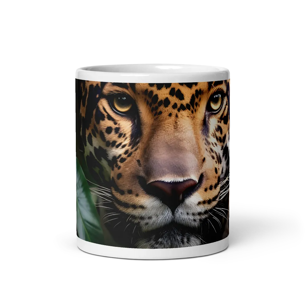 The Intensity of Nature: A Jaguar’s Gaze | Mugs | Multiple Sizes & Colors