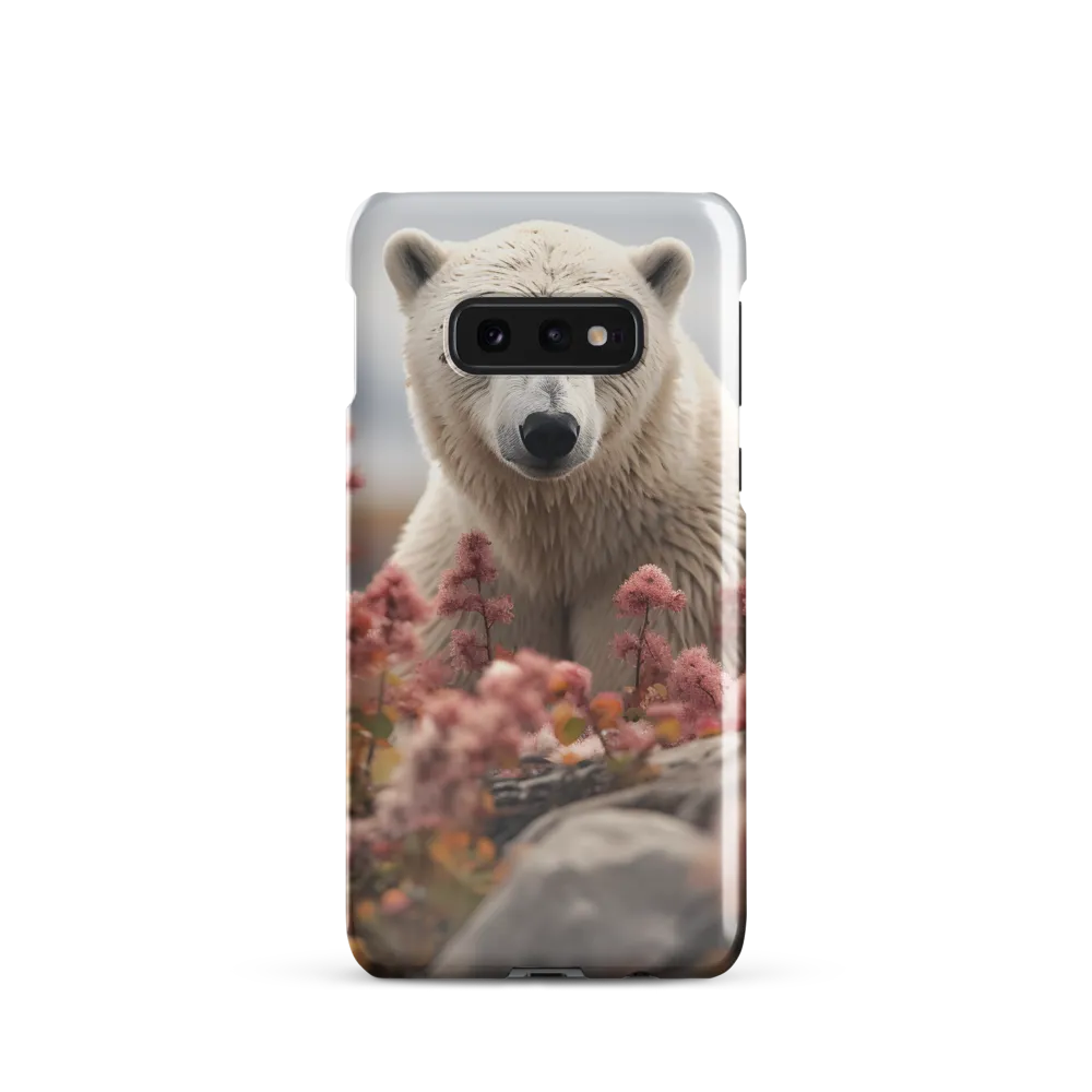 Curiosity Among Blooms: The Polar Bear