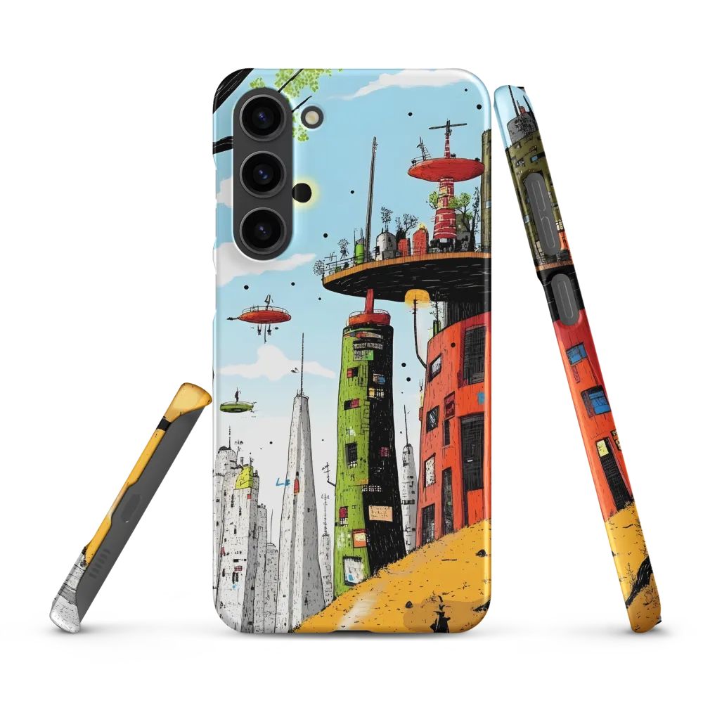 Futuristic Urban Dreamscape | Phone Case |  S23 Plus | Snap Case | Matte