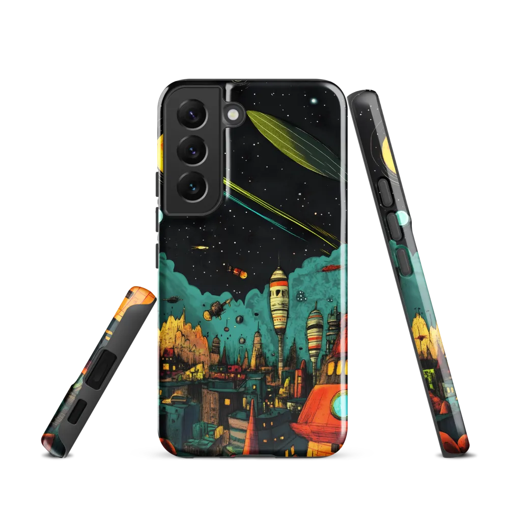 Galactic Cityscape: A Journey Through Imagination