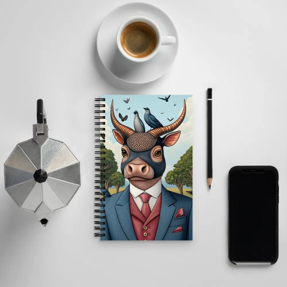 The Bull's Disguise | Spiral Notebook