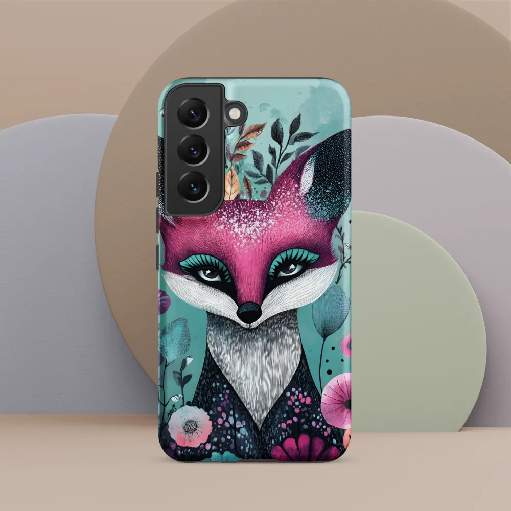 Whimsical Fox Among Blossoms