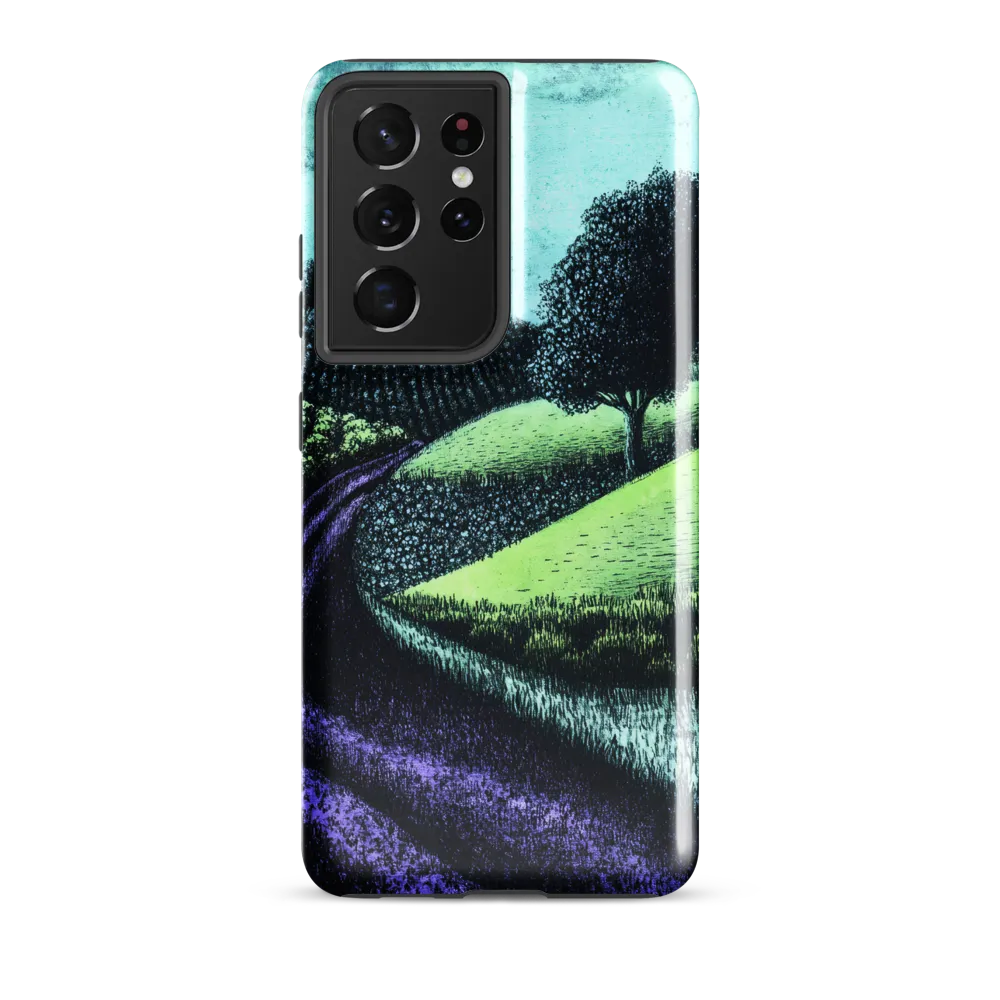 Winding Serenity: A Modern Landscape