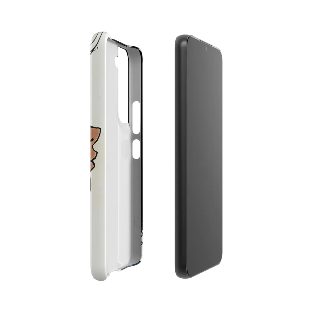 Whispers of Contemplation | Phone Case |  S22 | Snap Case | Glossy