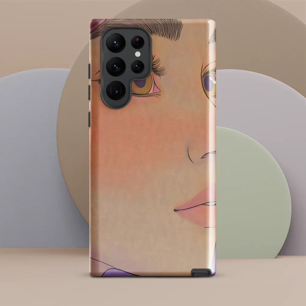 Serenity in Profile | Phone Case |  S22 Ultra | Tough Case | Glossy