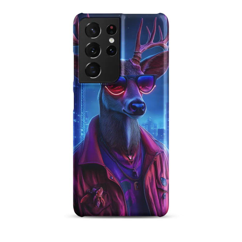 Urban Serenade: The Cool Deer | Phone Case |  S21 Ultra | Snap Case | Matte