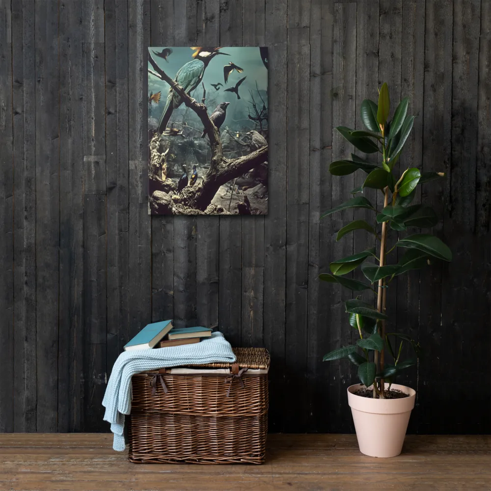 Whispers of the Avian Realm | Thin Canvas | 20″×28″