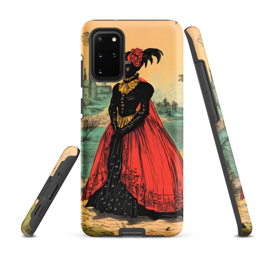 Elegance in Red and Gold