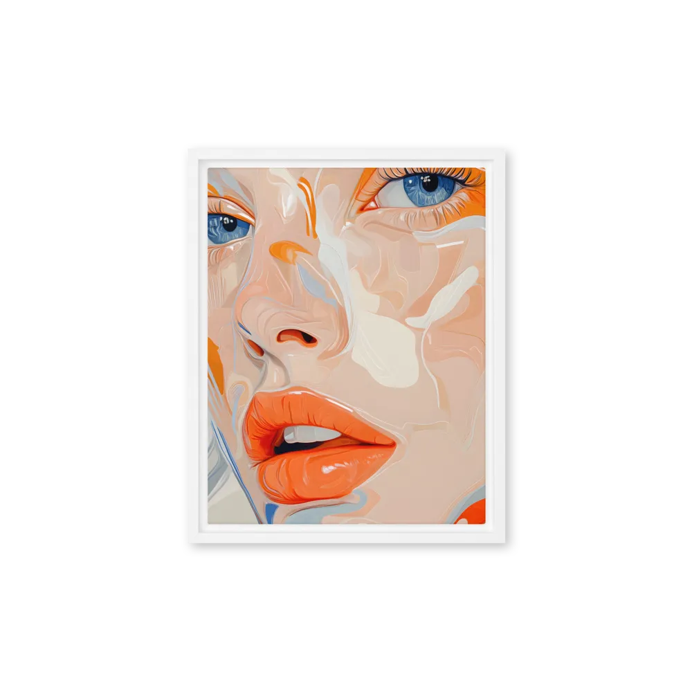 Ethereal Expressions | Canvas with White Frame | 11″×14″