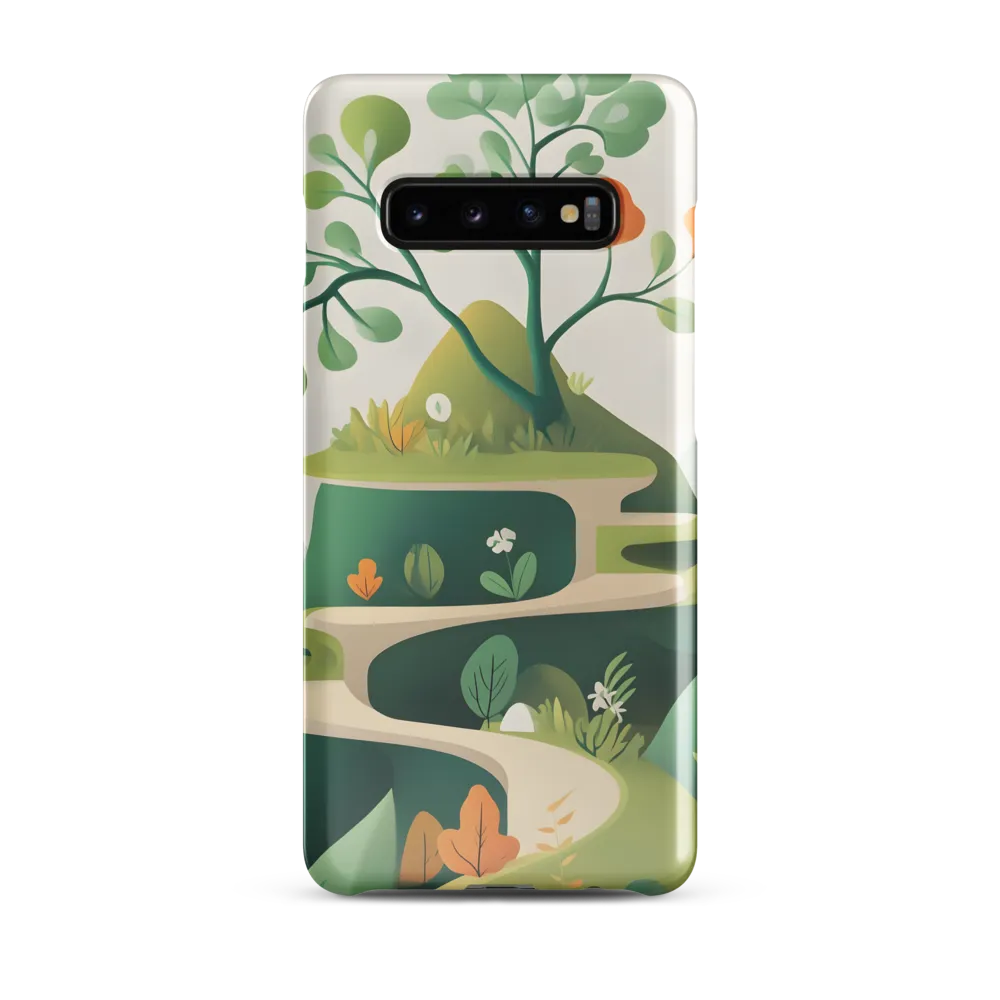 Whimsical Greenery | Phone Case |  S10 Plus | Snap Case | Glossy