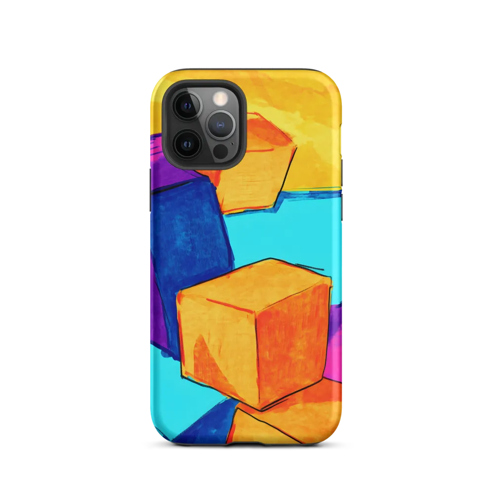 Playful Cubes in Vibrant Harmony