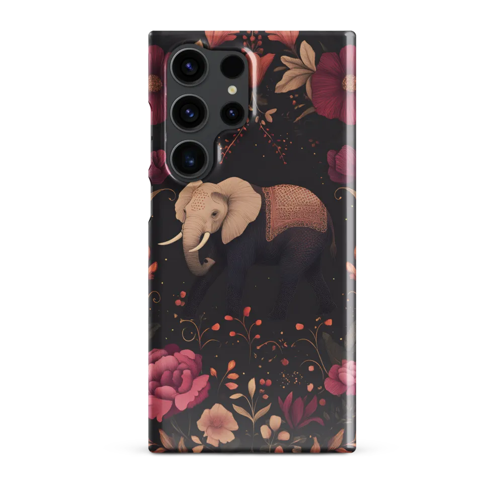 Whispers of the Wild: Elephants and Blooms