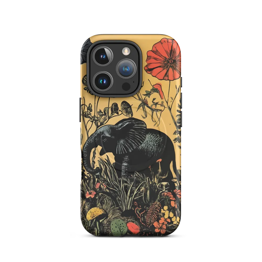 Floral Majesty: The Elephant's Sanctuary
