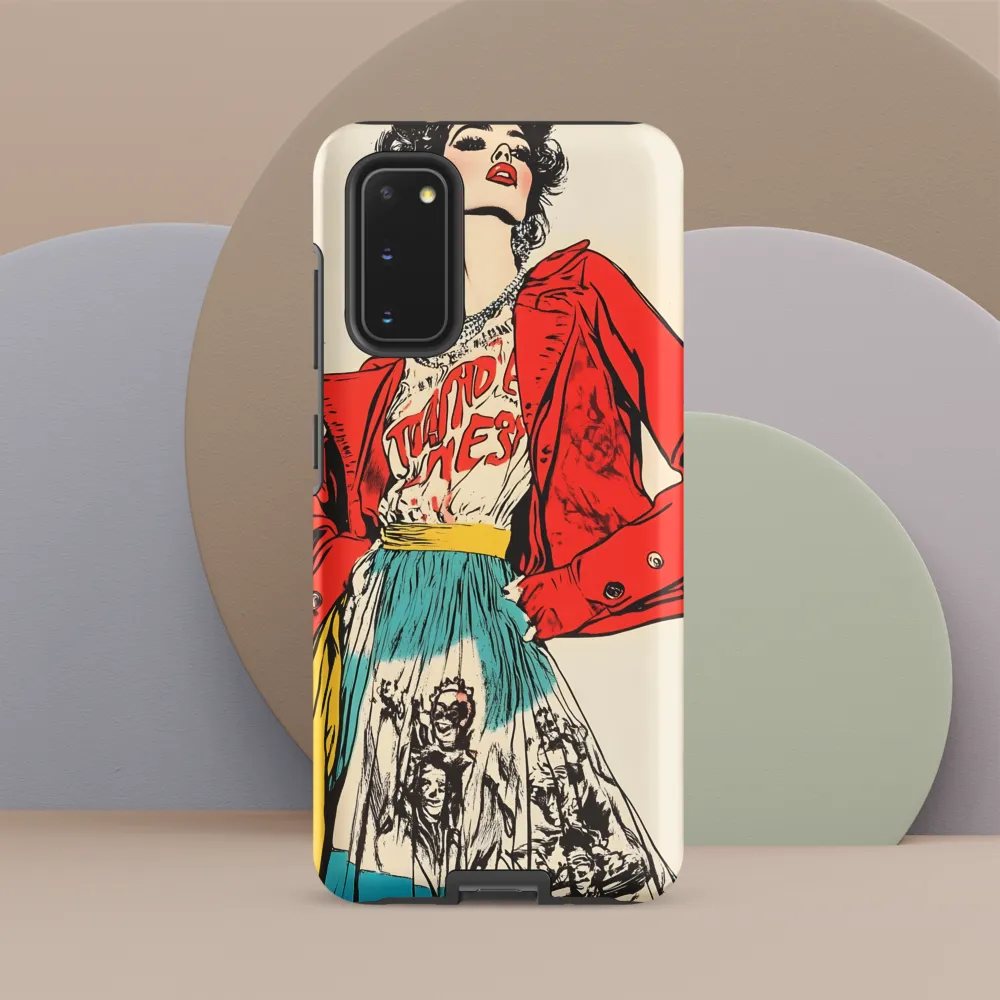 Vibrant Elegance: A Pop Art Fashion Statement