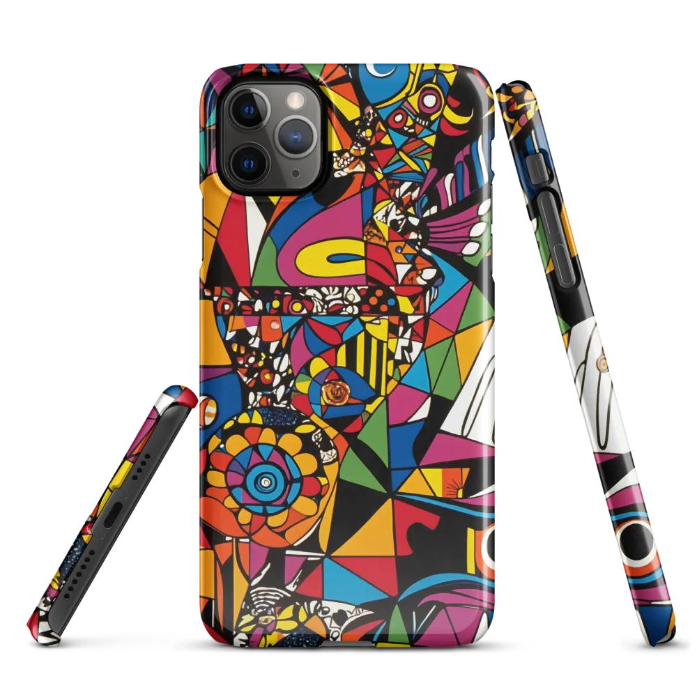 Geometric Dreams in Vivid Colors | Phone Case |  11 Pro Max | Snap Case | Glossy