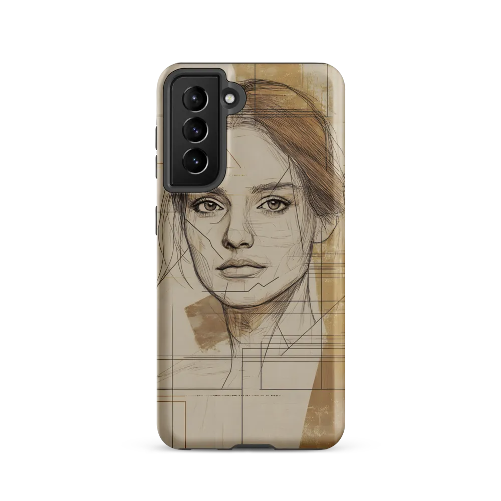 Geometric Elegance: A Modern Portrait