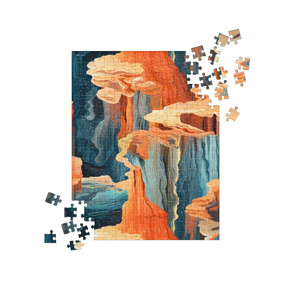 Ethereal Canyon Dreamscape | Jigsaw Puzzle | 252/520 pieces