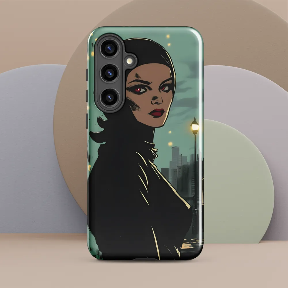 Shadows of Intrigue | Phone Case |  S24 Plus | Tough Case | Glossy