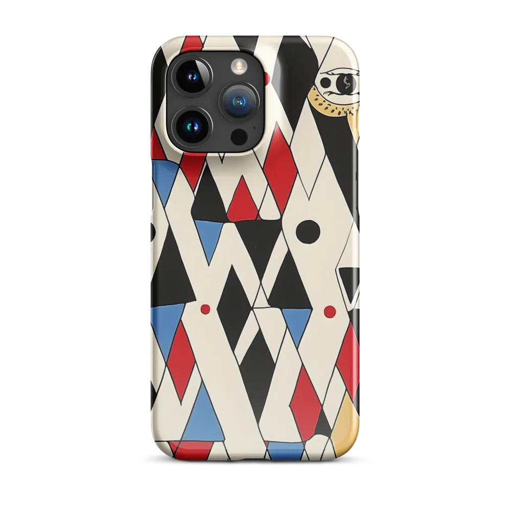 Dynamic Geometric Symphony | Phone Case |  15 Pro Max | Snap Case | Glossy