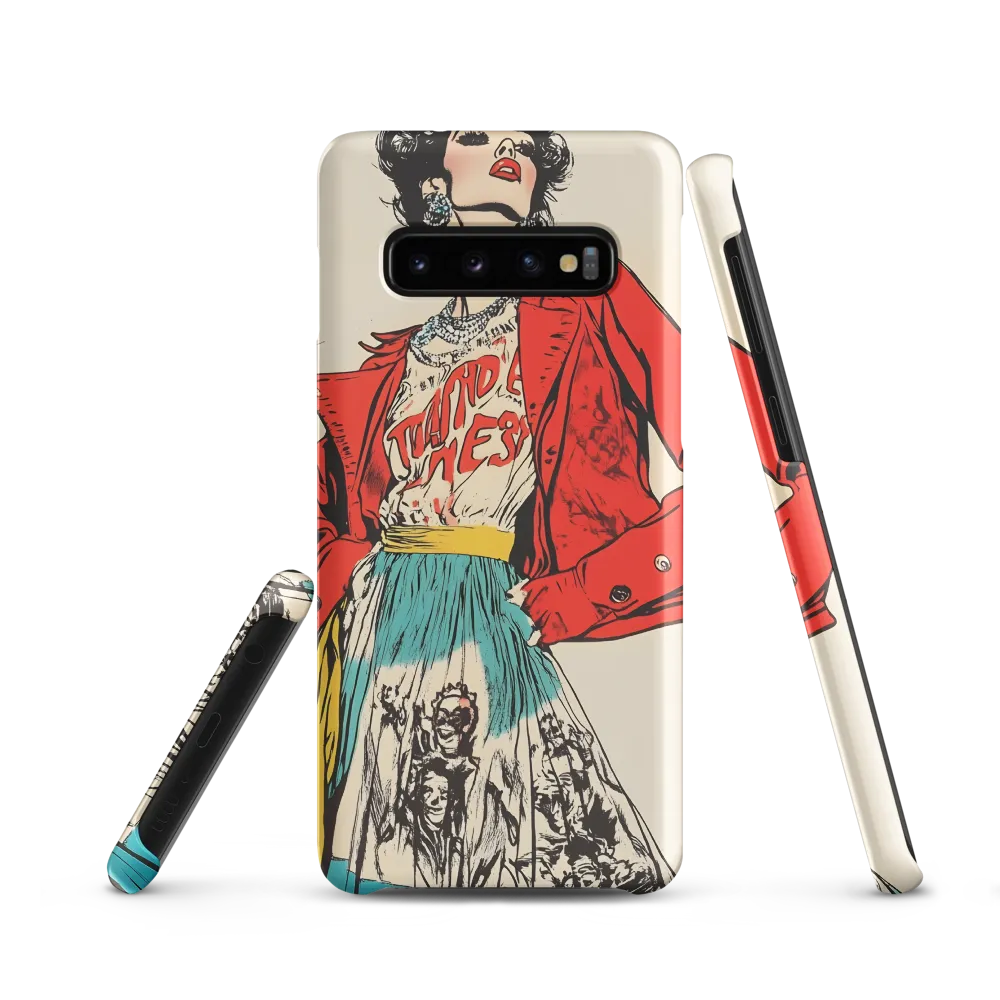 Vibrant Elegance: A Pop Art Fashion Statement