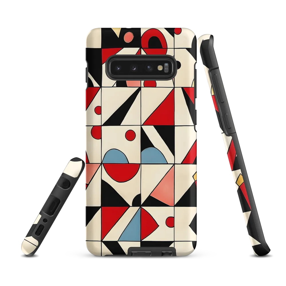 Dynamic Geometric Harmony | Phone Case |  S10 Plus | Tough Case | Matte
